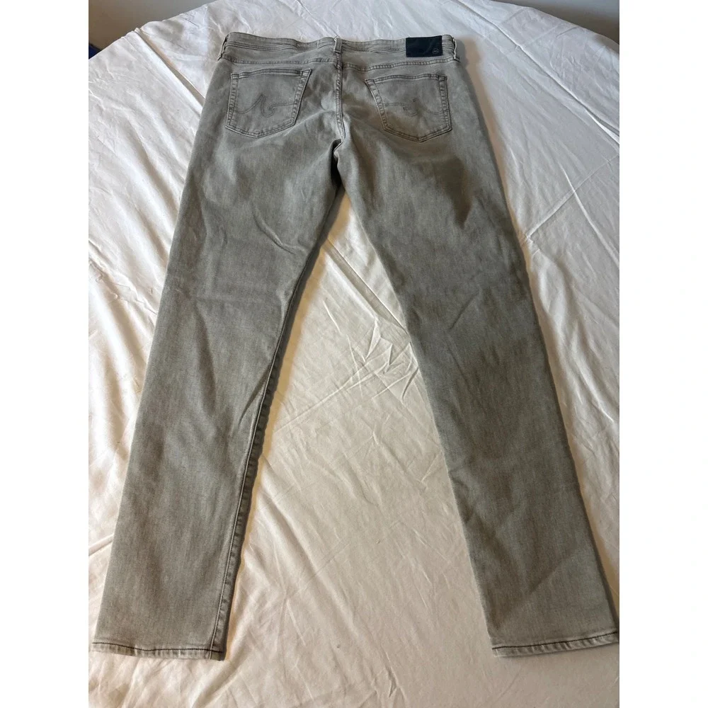 AG Dylan Slim Skinny Jeans Mens 40x34 Grey Denim Pants 33 Inseam